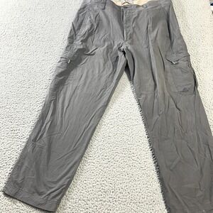 Nike ACG Pants Mens 40x32 Gray Hiking Cargo All Conditions Gear Cotton Nylon